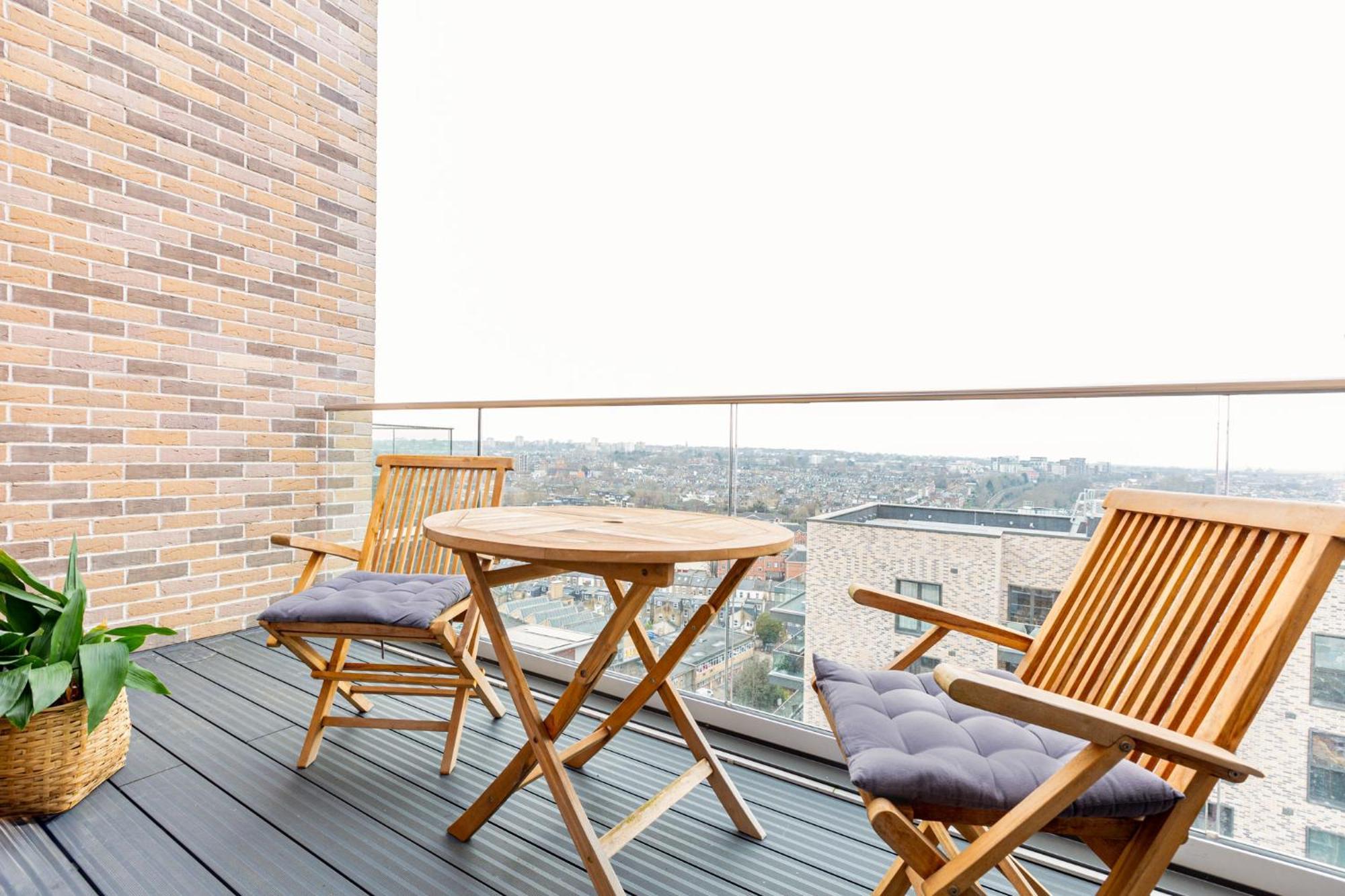 Appartement Modern New 2br Wviews & Balcony In Wandsworth *